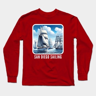 SAN DIEGO SAILING Long Sleeve T-Shirt